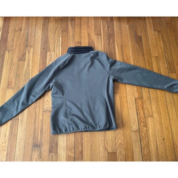 L.L. Bean 850 Downtek Goose Down Fleece Jacket Women's Black and Grey Size L Reg - Picture 6 of 7
